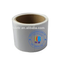 Removable barcode adhesive thermal transfer label roll